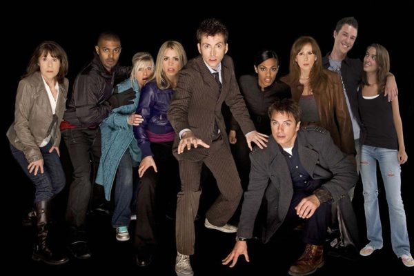 With the Doctor Who Cast