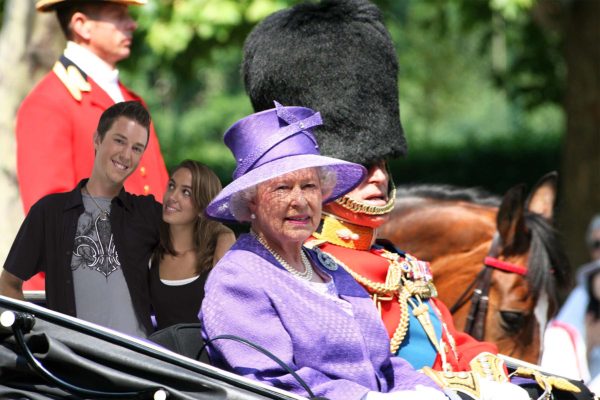 The Queen with Guard